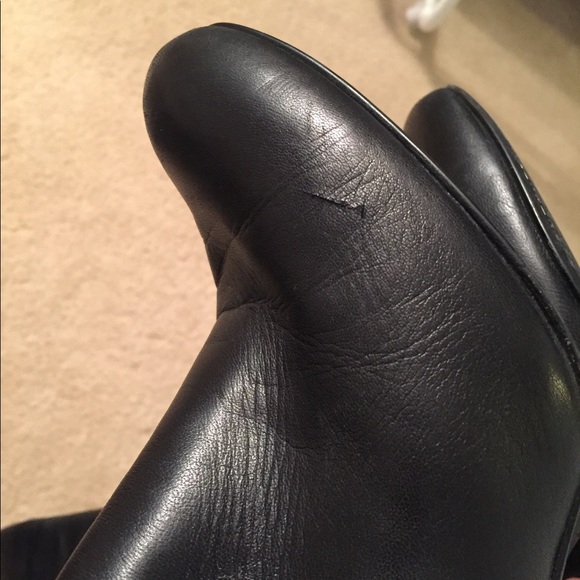 Stuart Weitzman black leather boots - Picture 4 of 7